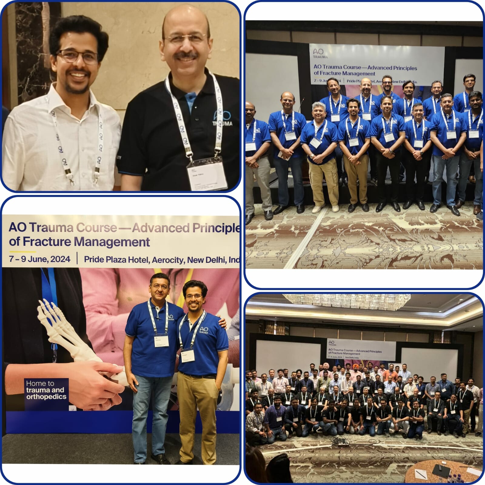 Dr. Archit Agarwal as Faculty at AO Trauma Course 2024 in New Delhi|Dr Archit Agarwal|Dehradun,Dehradun